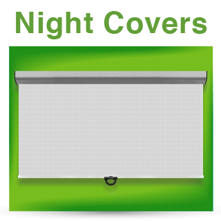 Prodew night covers are designed to keep the cold air inside and the warm air out of refrigerated display cases.
		      Our night covers come with a 5-year warranty, they won't fray, and the handle is the most durable on the market.