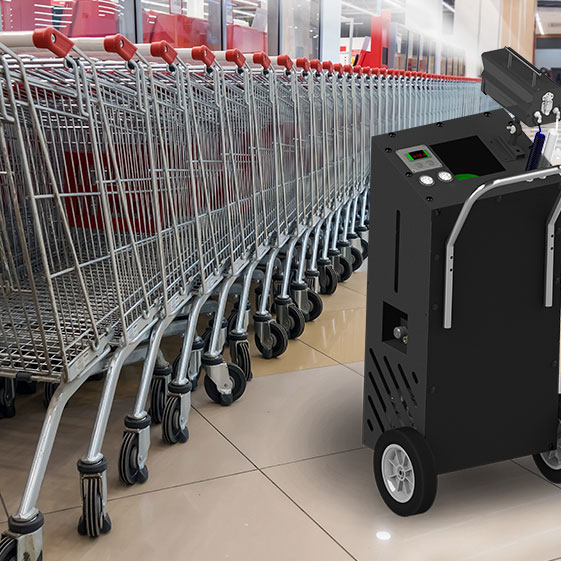 SaniCart™ to sanitize shopping carts