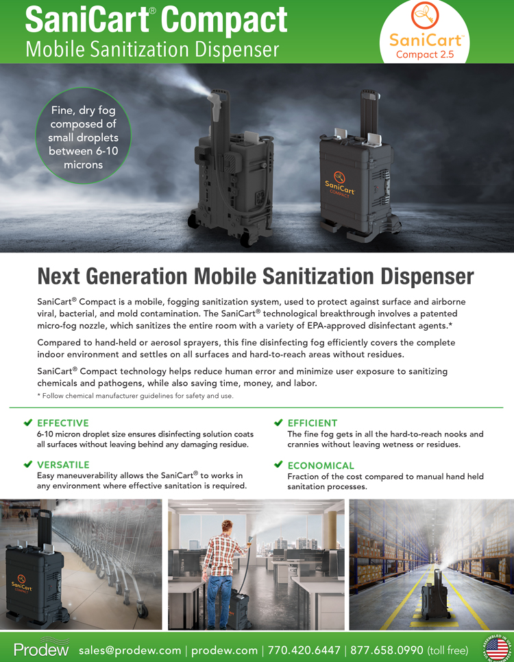 Prodew SaniCart Sanitization Systems