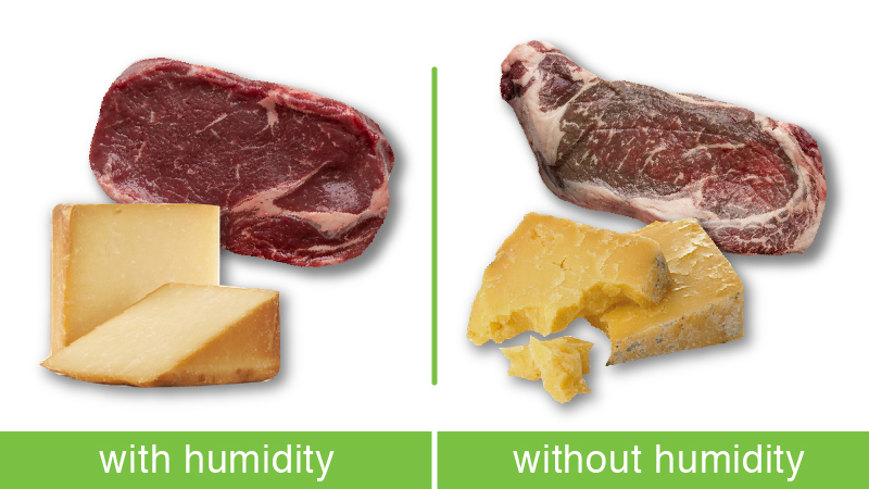 meat and deli weight loss without humidification