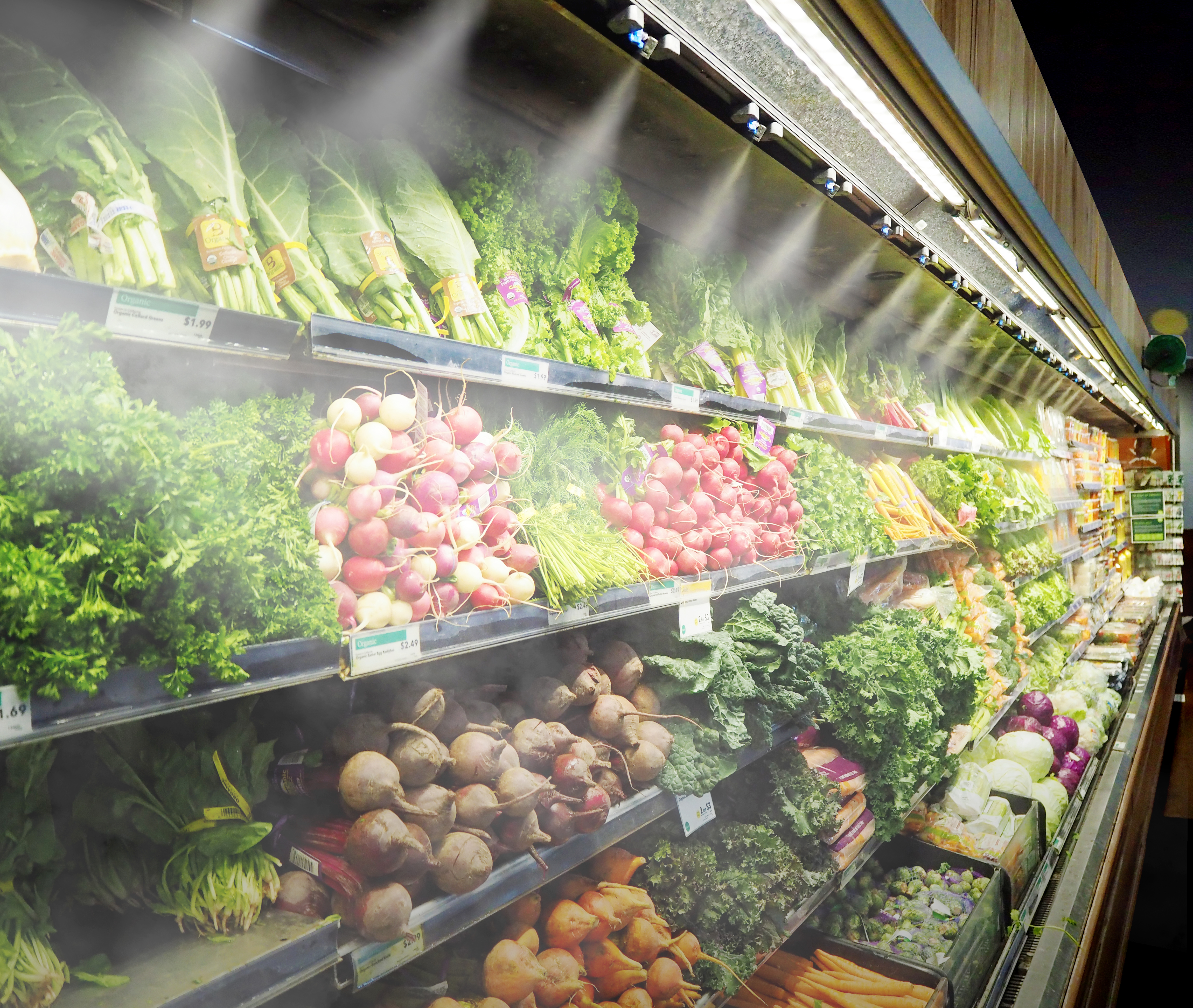 FogMist to reduce produce waste